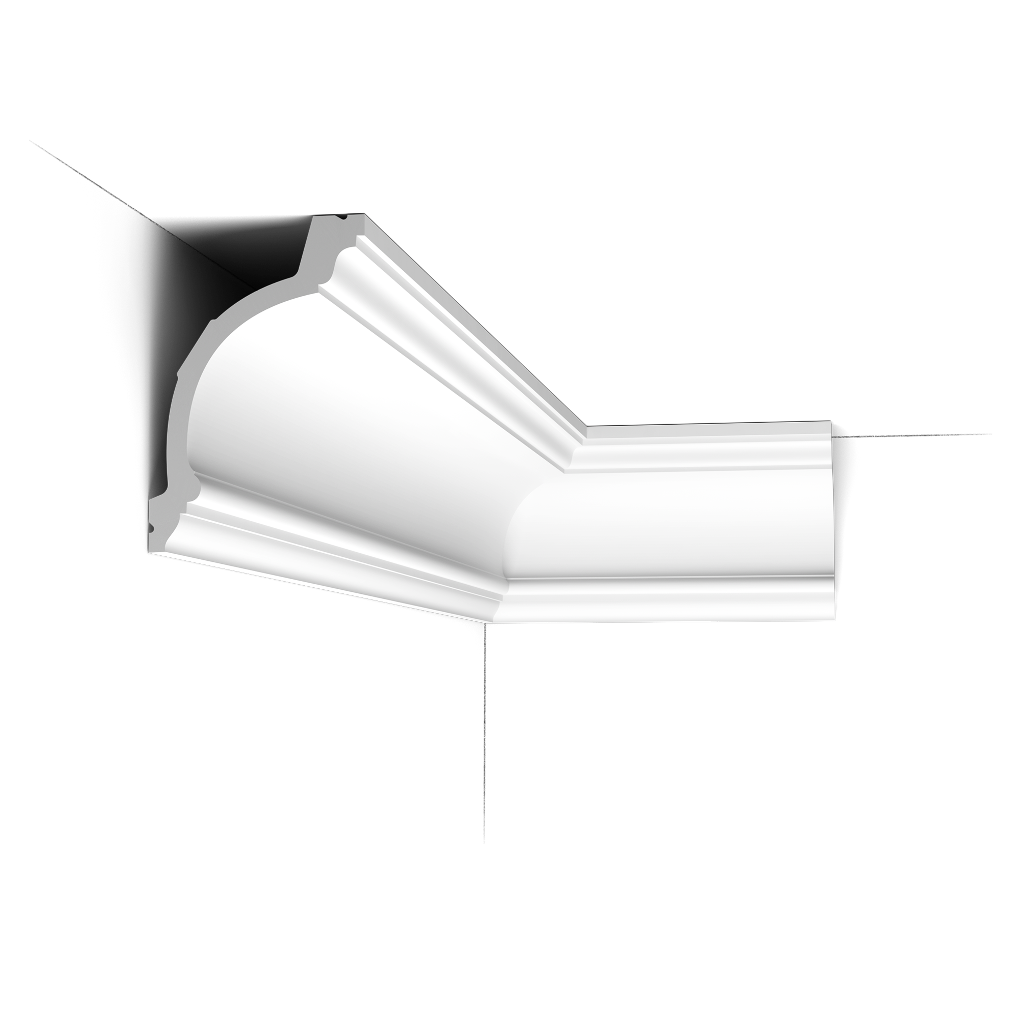 Карниз лепной потолочный C217 д 200 x в 10,3 x ш 15,6 см