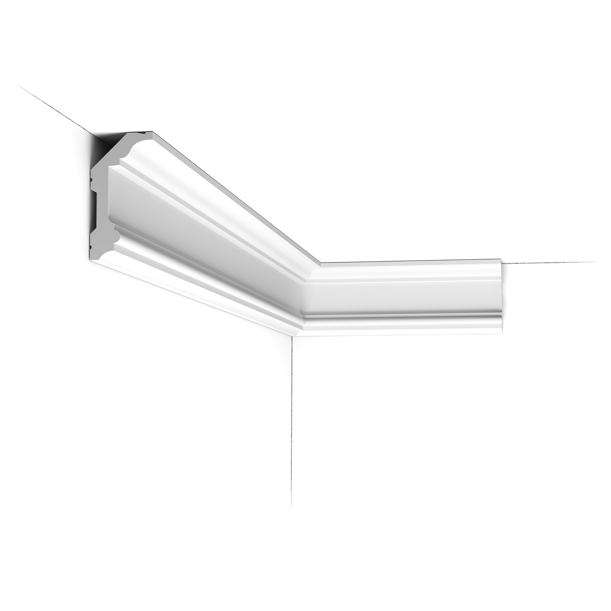 Декоративный карниз из полиуретана С321 NOBLESSE д 200 x в 9,9 x ш 5 см