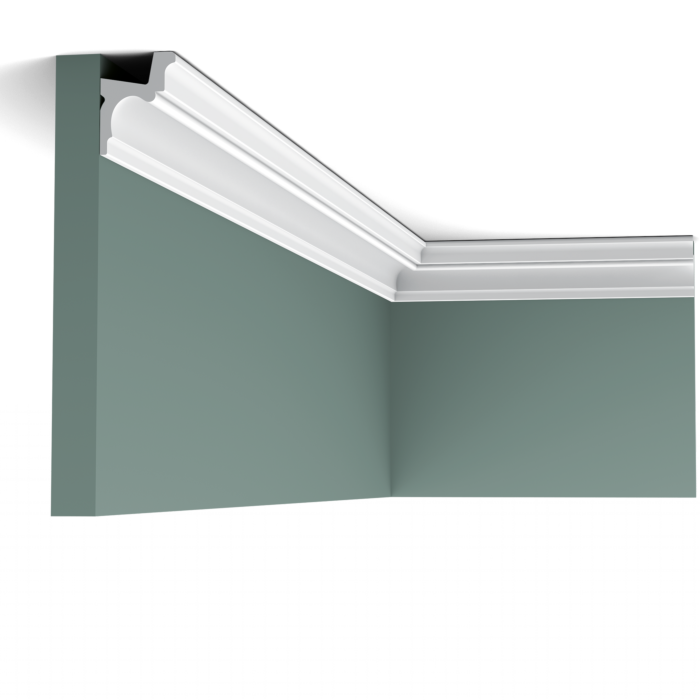 Потолочный бордюр C323 д 200 x в 5,5 x ш 4,2 см